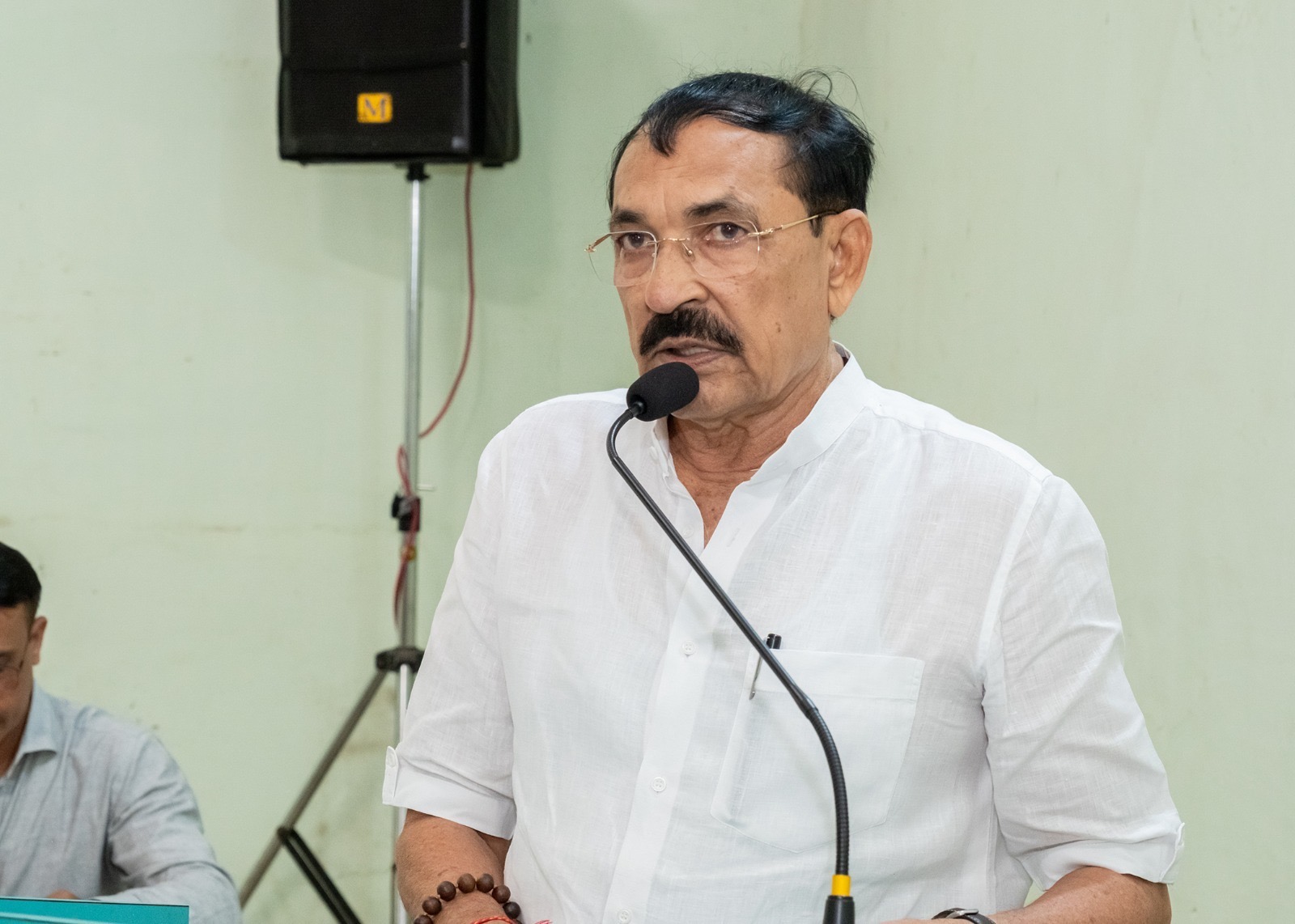 સભાને સંબોધતા પ્રમુખ મહેશભાઈ પટેલ