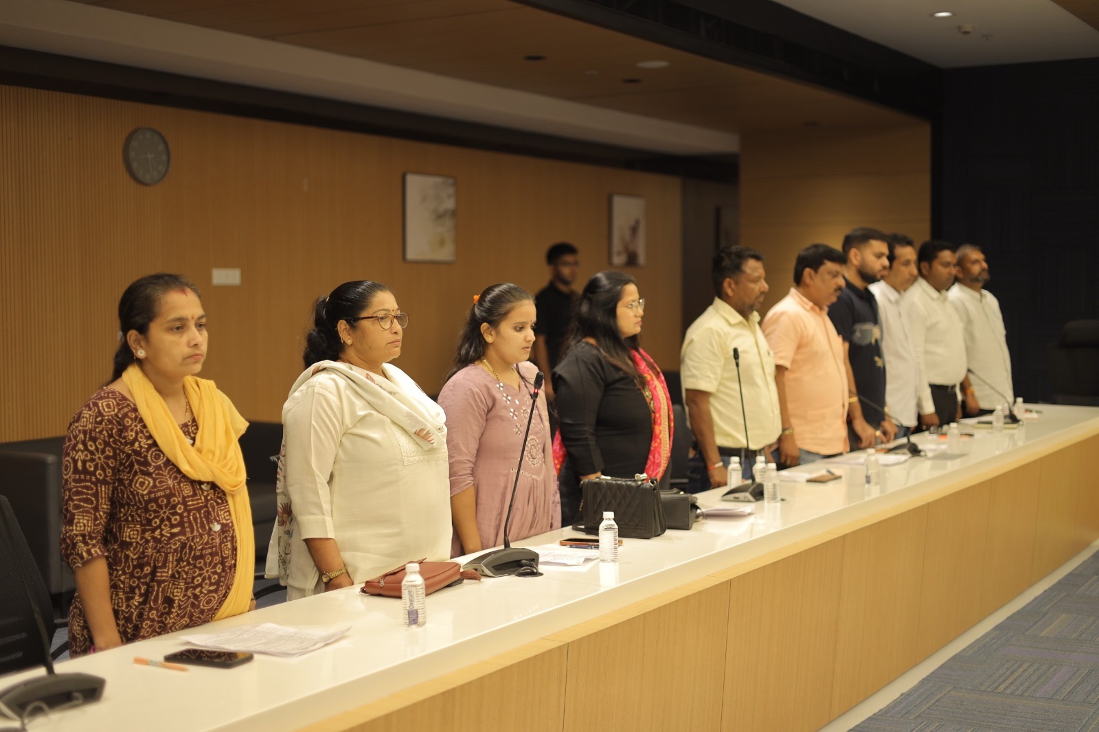 Members attending the Navsari standing committee meeting