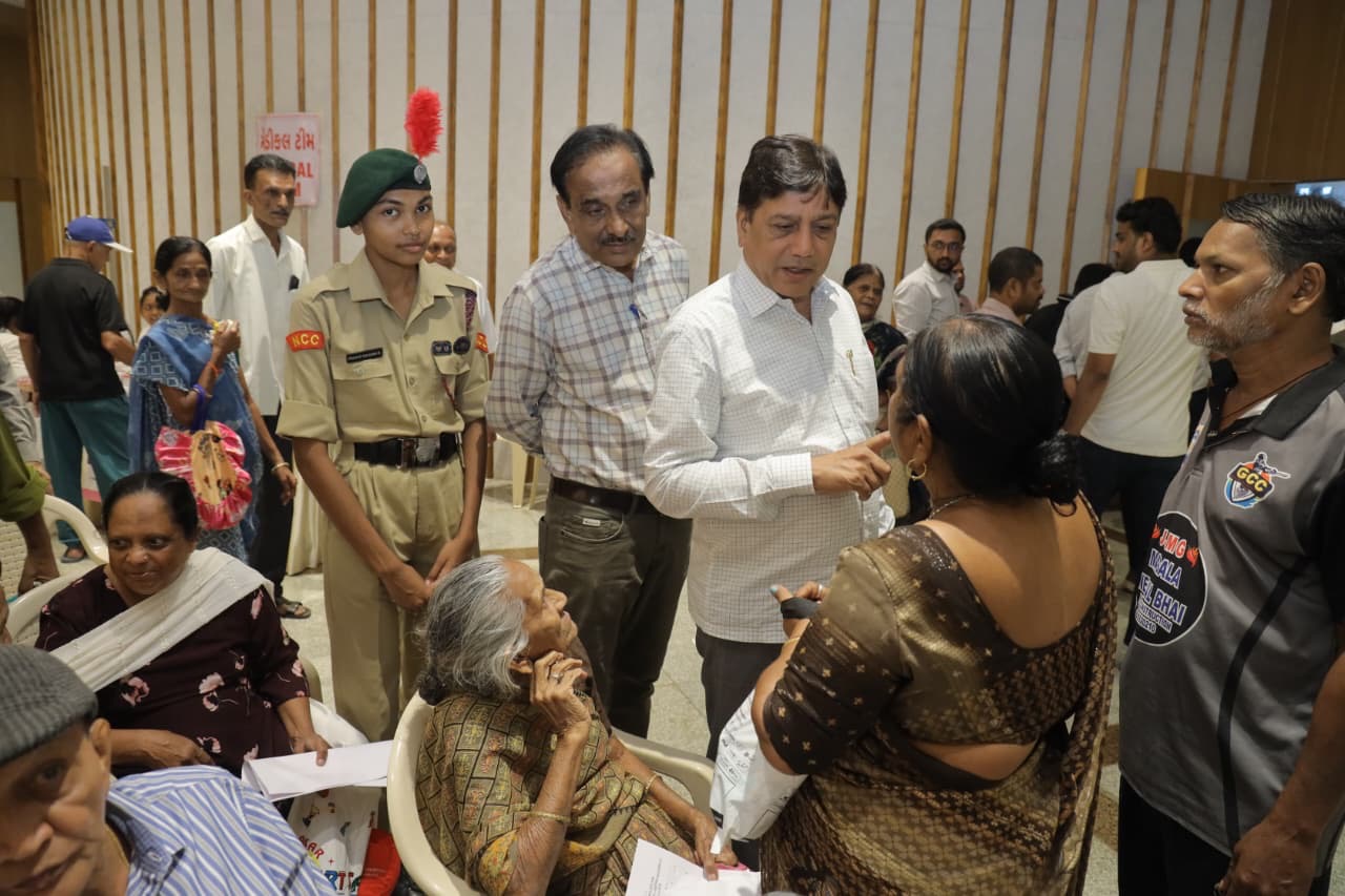 Assessment camp for divyangjan and elderly held at Navsari Town Hall